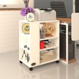 Kenzlife ofis yazıcı masası berubetto106 byz 106*090*60 tekerlekli sekreter - Y: 107 cm D: 40 cm G: 90 cm - Beyaz