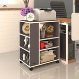 Kenzlife ofis yazıcı masası berubetto106 gri 106*090*60 tekerlekli sekreter - Y: 107 cm D: 40 cm G: 90 cm
