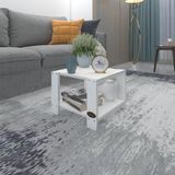 Kenzlife Orta Salon Sehpası Cakarta Byz 39*39*39 Yemek Sofra Bilgisayar (M) - Beyaz