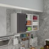 Kenzlife Pancar 60 Gri Mod 2 60x120x32 Mebran Kapak Suntalam Gövde Hazır Mutfak Dolabı