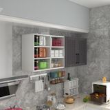 Kenzlife Patlıcan 60 Gri Mod 2 60x160x32 Mebran Kapak Suntalam Gövde Hazır Mutfak Dolabı