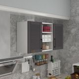 Kenzlife Pırasa 60 Gri Mod 2 60x120x32 Mebran Kapak Suntalam Gövde Hazır Mutfak Dolabı