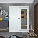 Kenzlife Portmanto Ayakkabılık Plevne Aynalı Mat Beyaz 180*140*50 Suntalam 24 Çift Ayakkabı Kapasitesi