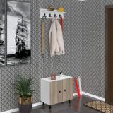 Kenzlife Portmanto Ayakkabılık Ve Askılık Kalçın3 Crdbyz 53*060*32 Dokuz Çift Ayakkabı Kapasitesi