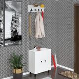Kenzlife Portmanto Ayakkabılık Ve Askılık Kalçın4 Byzbyz 68*060*32 Oniki Çift Ayakkabı Kapasitesi