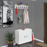 Kenzlife Portmanto Ayakkabılık Ve Askılık Sandal4 Byzbyz 68*120*32 Yirmidört Çift Ayakkabı Kapasitesi