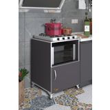 Kenzlife Revbahar Gri 85x60x56 cm Mutfak Dolabı