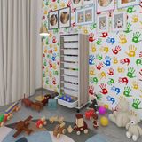 Kenzlife Sepetli Mutfak Dolabi Ruberu Crd 134X45x30 Banyo Oyuncak Camasir Beyaz 10 Lu Sepet