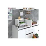 Kenzlife Sepetli Mutfak Dolabı Ruberukapak Byz 038X45X30 Kapaklı Banyo Çamaşır Beyaz 2 Li Sepet