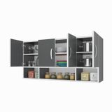 Kenzlife Severus Gri 60x120x32 cm Mutfak ve Banyo Dolabı