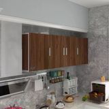 Kenzlife Silvanus Ceviz 60x180x32 CM Kapaklı Raflı Mutfak ve Banyo Dolabı