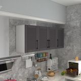Kenzlife Soğan 90 Gri Mod 2 90x160x32 Mebran Kapak Suntalam Gövde Hazır Mutfak Dolabı