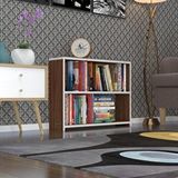 Kenzlife Süper Ga 60x80x19 cm 2 Katlı Tek Bölme Ceviz Kitaplık
