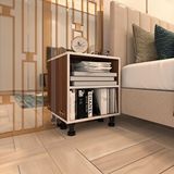 Kenzlife Tereşkova Ceviz Siyah Ayaklı 47x39x19 Banyo Dolabı