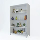 Kenzlife Tuğçe Beyaz 168x90x20 cm Kitaplık