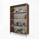 Kenzlife Tuğçe Ceviz 148x90x20 cm Kitaplık