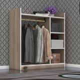 Kenzlife Turabi 090*090*30 Crd Açık Giysi Dolabı
