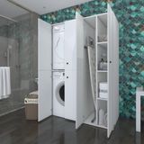 Kenzlife Yaromira Çamaşır-Kurutma Makinesi Banyo Dolabı