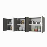 Kenzlife Zanobi Gri 60x180x32 cm Mutfak Dolabı