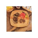 Kenzwood ahşap sunum tabağı kyn ebi pide köfte hamburger sunum tabak servis