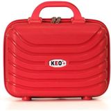 keo-plus Kırmızı PP Silikon Makyaj Çantası