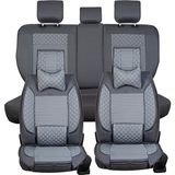 Kepmorpho Hyundai İx55 Lüx Deri Ön Arka Takım Elit Füme Oto Koltuk Kılıfı