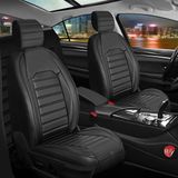 Kepmorpho peugeot 307 Lüx Oto Koltuk Kılıfı Ön Arka Takım Orijinal Serisi Tam Siyah