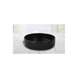 Keramika 21 cm Stackable Yemek/salata Tabağı Siyah 2 Adet