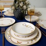 Keramika 22926-27-29 Bronze Bloom 18 Parça 6 Kişilik Yemek Takımı