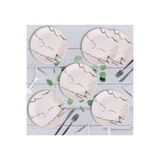 Keramika 6 Lı Pasta Tabağı Beyaz 21 cm, byzmermr52
