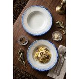 Keramika Blue Lagoon Desenli Makarna Tabağı 27 cm 2 Adet Profesyonel Horeca Serisi