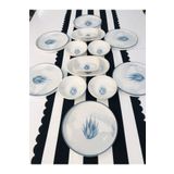 Keramika Blue Magic Kaktüs 14 Parça 6 Kişilik Kahvaltı Takımı