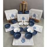 Keramika Blue Magic Siera 32 Parça 12 Kişilik Yemek Takımı