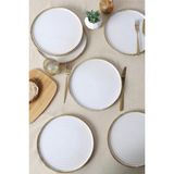 Keramika Breeze Skackable Servis Tabağı 27 cm 6 Adet 21722 - Renkli