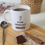 Keramika Bu Adam Silindir Kupa 10 Cm