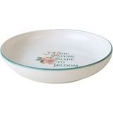 Keramika Çiçek Motto Çukur Tabak 22 cm 3 Adet