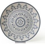 Keramika Dc Mavi Dekor Pasta Tabak 20 cm 5 Adet