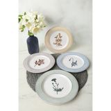 Keramika Floral Essence Assos Pasta Tabağı 22 cm 4 Adet / 22890-93-94-22949 - Çok Renkli