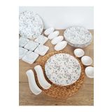 Keramika Flowers Mat Beyaz 27 Parça 6 Kişilik Kahvaltı Takımı