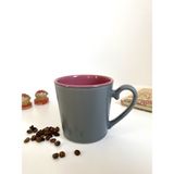 Keramika Gri Pembe 300 ml Fincan Bardak