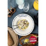 Keramika Happiness Ege Makarna Tabağı 28 cm Renkli Stoneware Malzeme ile Şık Tasarım