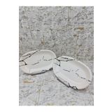 Keramika Hitit Mermer Desenli 19 cm 2 Adet Kayık Tabak