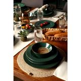 Keramika Kırmızı Kalp Pasta Tabağı 20 cm 6 Adet 506