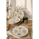Keramika Lemon Nordic Pasta Tabağı 22 cm 4 Adet 22090