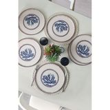 Keramika Marine Wonders Nordic Servis Tabağı 28 cm 6 Adet 22741 - Renkli