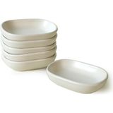 Keramika Mat Beyaz Noyan Çerezlik 11 Cm 6 Adet 022