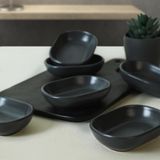 Keramika Mat Koyu Gri Noyan Cerezlik 11 Cm 6 Adet 627