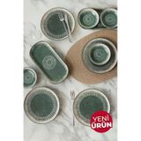 Keramika Maya Kahvaltı Takımı 10 Parça 4 Kişilik 20789-90 - yeşil