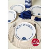 Keramika Ocean Muse Nordıc Pasta Tabağı 22 Cm 4 Adet 22950-55
