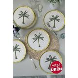 Keramika Palmiye Nordic Servis Tabağı 28 Cm 6 Adet 22642